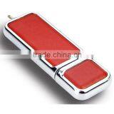 bulk leather usb flash drive with cap 2gb