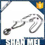 New Design Black Hematite Bead Necklaces For Men thumbnail-1