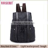 Japan and Korean Style Canvas School Backpack Travel Shoulder Bag thumbnail-1