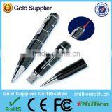 high quality Laser and LED light metal ballpoint pen with USB drive