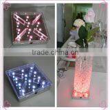 Hot New Products for 2015 Event Rental Party Wedding Acrylic Table Decoration Vase Light Led Party Centerpieces
