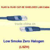 CAT5E 4 Pair LAN SHIELDED STP Low Smoke Zero Helogen LSZH LAN Cables thumbnail-1