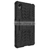 Shockproof Case for Sony X Performance ,2 In1 Tire Design Combo Case Armor Case for Sony X Performance thumbnail-4