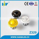 Best Sellers Ornate Yellow Floral Ceramic Door Knobs