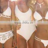 BSC101 2016 Hot Sexy Mature Tight One Piece Printing Skirt Bikini Swimwear thumbnail-4