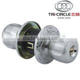 Tri-Circle Cylindrical Round Knob Door Lock SP5896-A thumbnail-2