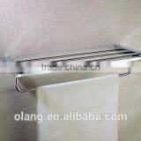 Foshan Wall Mounted Towel Shelf Brass Material Chrome Plated