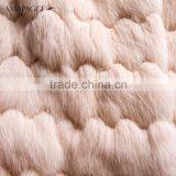 Half Sleeve Winter Long Rabbit Fur Coats Women Made in China thumbnail-3
