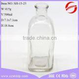 Hot Sale Square Shaped Empty Aroma Reed Diffuser Glass Bottles With Cork Decorative Glass Jar for Home thumbnail-6