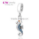 S285 Globalwin 925 Sterling Silver Sea Horse Charms Wholesale