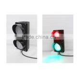 Customized Mini 100mm PC Cobwebby Led Signal Traffic Light for School Teaching thumbnail-6