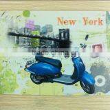 Advertising Decorative Embossed Metal Tin Plaqe Vintgae Retro Wall Tin Plaque thumbnail-1