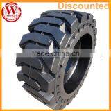 Cheap Semi Truck Tires Skid Steer Rubber Tires 10-16.5 Solid for Sale on thumbnail-1