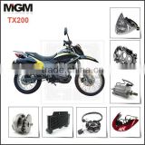 motorcycle parts and accessories for keeway TX200 motorcycle parts