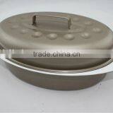 Champagne Color Chicken Roaster Ceramic Coating thumbnail-2