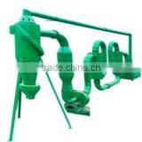 Industrial Rotary Drum Dryer 9.5' x 48', Set up for Drying Sawdust thumbnail-1