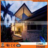 Tropical Style Tourism Villa in Light Steel Gauge Prefabricated Residential House thumbnail-1