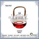2015 New Products Clear Borosilicate Glass Tea Pot TP020 thumbnail-1