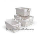 Wholesale Cheap Willow Beautiful Storage Basket With Liner thumbnail-1