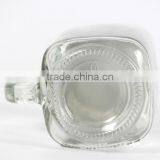 Colorful Glass Mason Jar With Emboss Logo and Lid thumbnail-6