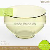 Handmade Borosilicate Clear Glass Fruit or Salad Bowl thumbnail-2