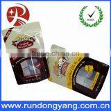 Red Bottom Gusset Stand Up Pouches Resealable For Dried Fruit thumbnail-1