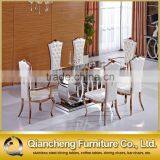 Classical Marble Dining Table Set Dining Room Furnture thumbnail-2