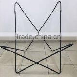 Royal Manufacturer Black Unfinished Butterfly Chair Frames With Real Leather thumbnail-2