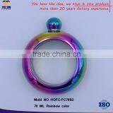 2.4 oz ECO BPA Free Wholesale Reusable Stainless Steel Mini Hip Flask thumbnail-1