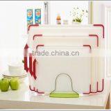 Kitchen Plastic Cutting Board Set Plastic Chopping Board Set With Holder thumbnail-1