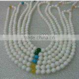 8mm Giant Clam Rosary Necklace thumbnail-1