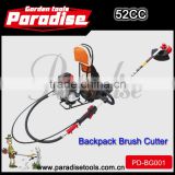 Big Engine Grass Trimmer 52cc Backpack Brush Cutter