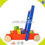 оптовая деревянная балансирка для младенцев, забавная деревянная балансирка для детей, деревянная балансирка для детей для прогулок на улице W16E025 thumbnail-2