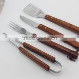 Stainless Steel BBQ Grilling Tool Set 4-Piece With Cutting Board thumbnail-3