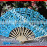 Environmental Bamboo Lace Wedding Fan thumbnail-1