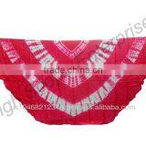 Belly Dance Pure Silk Veils Half Circle Two Colors Gradient Size 42x87 inches