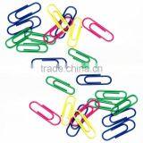 Coloed Vinyl Coated Paper Clips Original Manufacturer