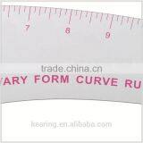 Kearing Flexible Plastic Metric Garment Curve Ruler Vary Form Curves 12cm ( Sandwich Line ) # 6112 thumbnail-4