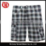 Men's Cheap Short Pants Stocklots Plaid Printed Shorts thumbnail-6