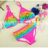 2pcs/lot Baby Girl Swimwear Summer Children Bikini Cute Swimwear thumbnail-3