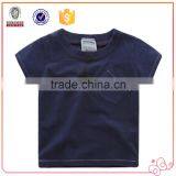 Hot Selling Kids Wear Short Sleeve T-shirt Printing Design Child Wear With Pocket thumbnail-6
