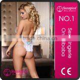 Bow Detail in Front and Butterfly Show Back Ladies Sexy Inner Wear Underwear thumbnail-2