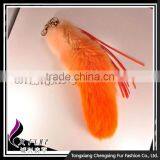 CX-R-50 Pendant For Bags Many Colors Genuine Fox Fur Keychain thumbnail-1