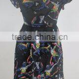 Ladies Floral Style Crochet Casual Dress thumbnail-3