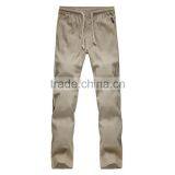 Low MOQ Sample Available Wholesale Man Straight Loose Fit Breathable Linen Pants thumbnail-2