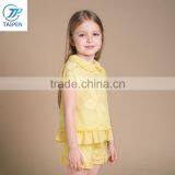 Fashion Puff Sleeve Girls Boutique Clothing Set Wholesale Children's Clothes thumbnail-3