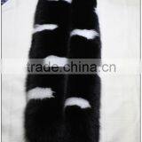 European Big Movie Star Natural Fox Fur Muffler Scarf Multi-color Trendy Amazing Real Fox Fur Scaves Wholesale thumbnail-4