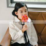 S17592A Children Clothing High Quality White Girls Blouses thumbnail-2