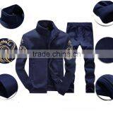 Fashion Printed Suit High Collar Mens Knitted Jacket thumbnail-3