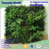 Mixed Grass Artificial Green Plant Wall in Plastic Indoor Outdoor Decoration Iron Shelf Backup High Quality Gardon Ornam thumbnail-3